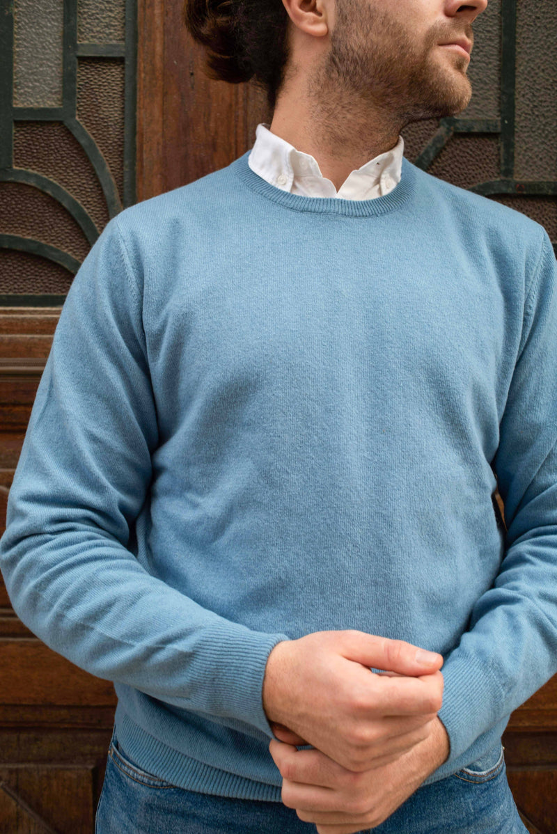 Lambswool Sweater Blue
