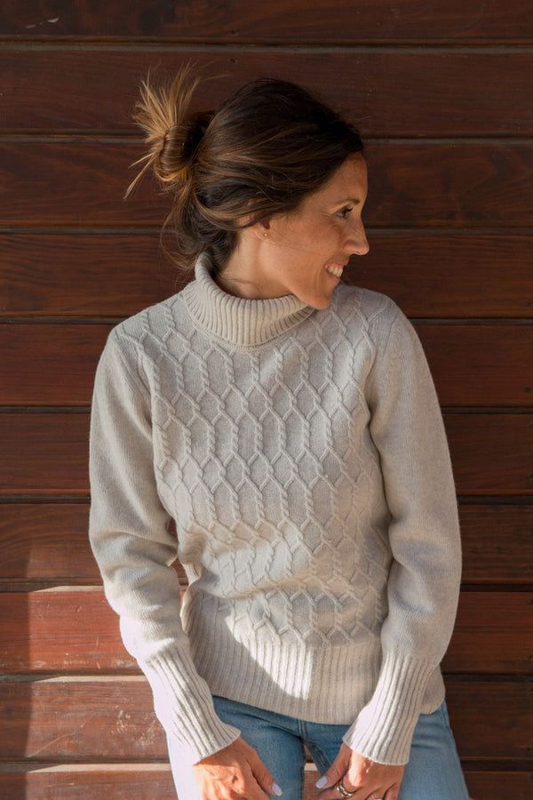 Lambswool Turtle-neck Sweater
