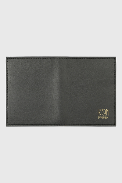 Cactus Leather BiFold Card Holder - Black