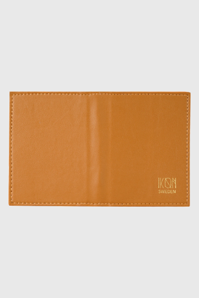 Cactus Leather BiFold Card Holder - Cognac