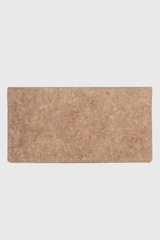 Coconut Leather Slim Wallet - Beige