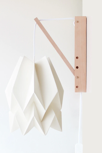 Orikomi Wall Lamp Plain Polar White