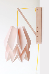 Orikomi Wall Lamp Plain Pastel Pink