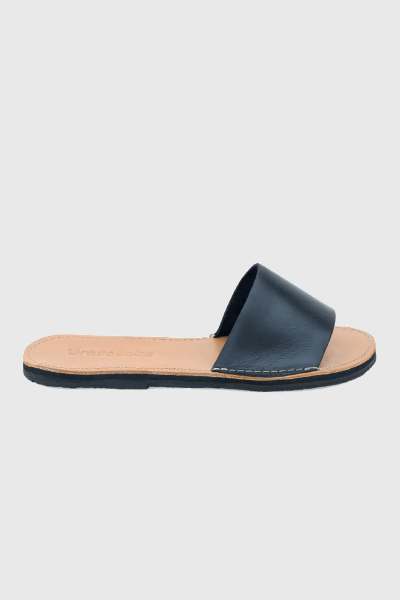 The Linda Leather Slide Sandal