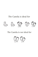 The Camila Leather Flatform Sandal