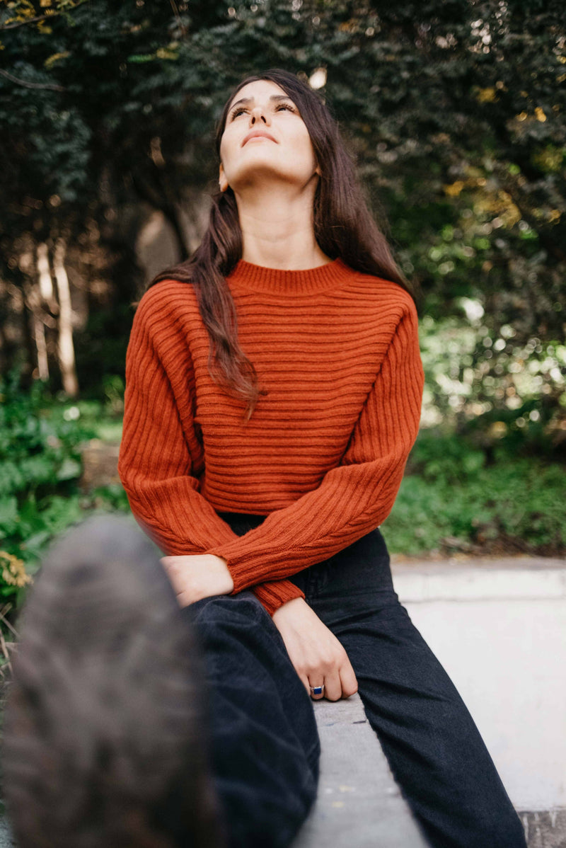 Ribbed Lambswool sweater
