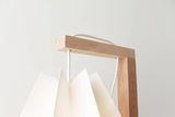 Orikomi Table Lamp Polar White with Light Grey Stripe